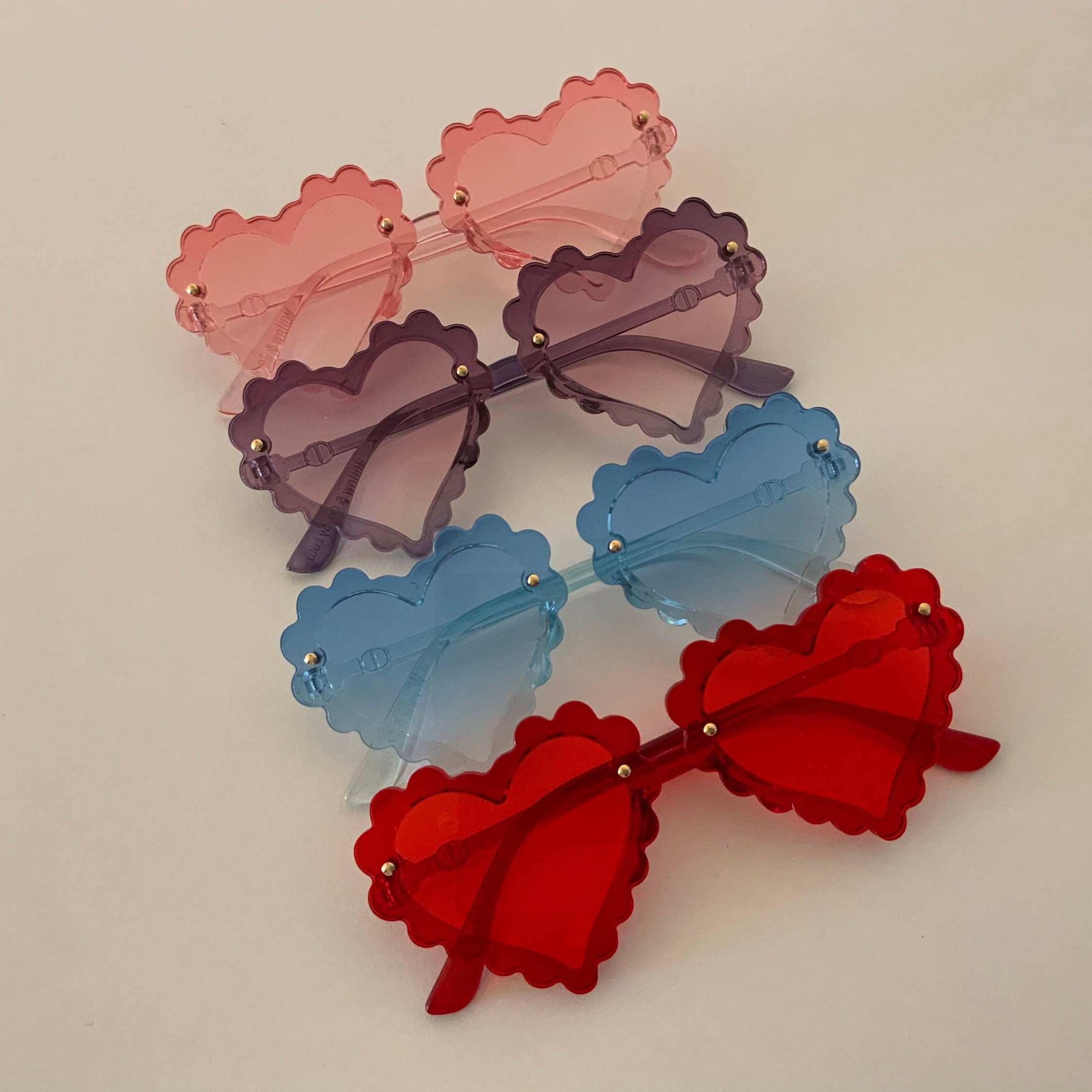 Heart Sunglasses for Kids Babies Little Girl Valentines Etsy