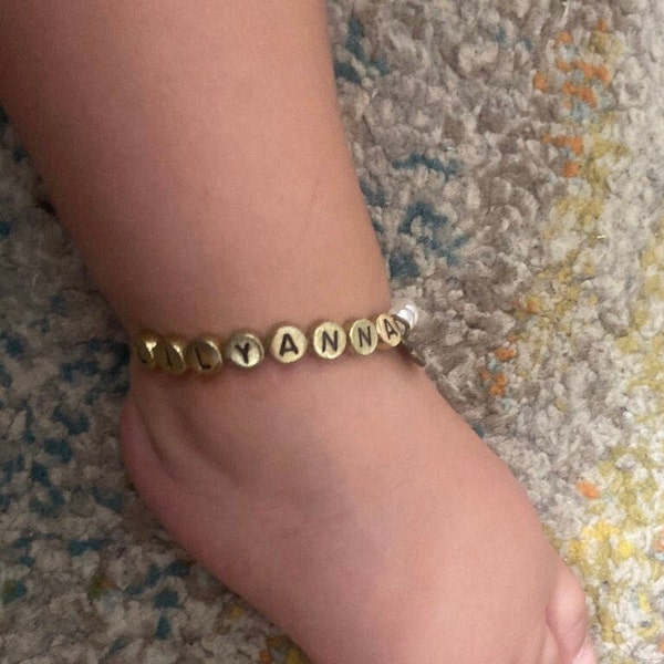 Little Girl Anklet Etsy