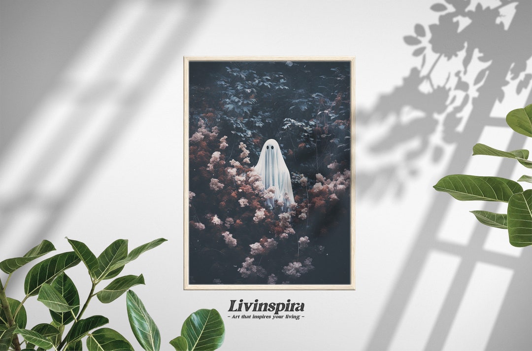 Ghostly Presence Picture | Haunting Elegance for Livingroom Wall Art ...