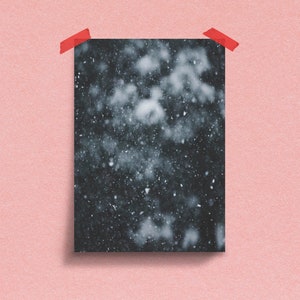Whispering Snowfall Scene Print | Serene Winter Atmosphere for Cozy Home Decor #171