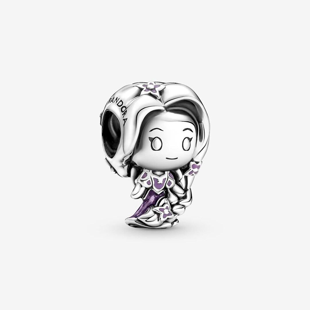 PANDORA Charms Disney Tangled Rapunzel Charm Princess Charm Etsy