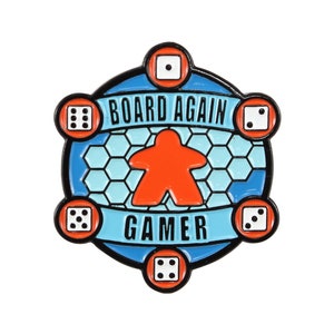 Board Again Gamer Soft Enamel Pin