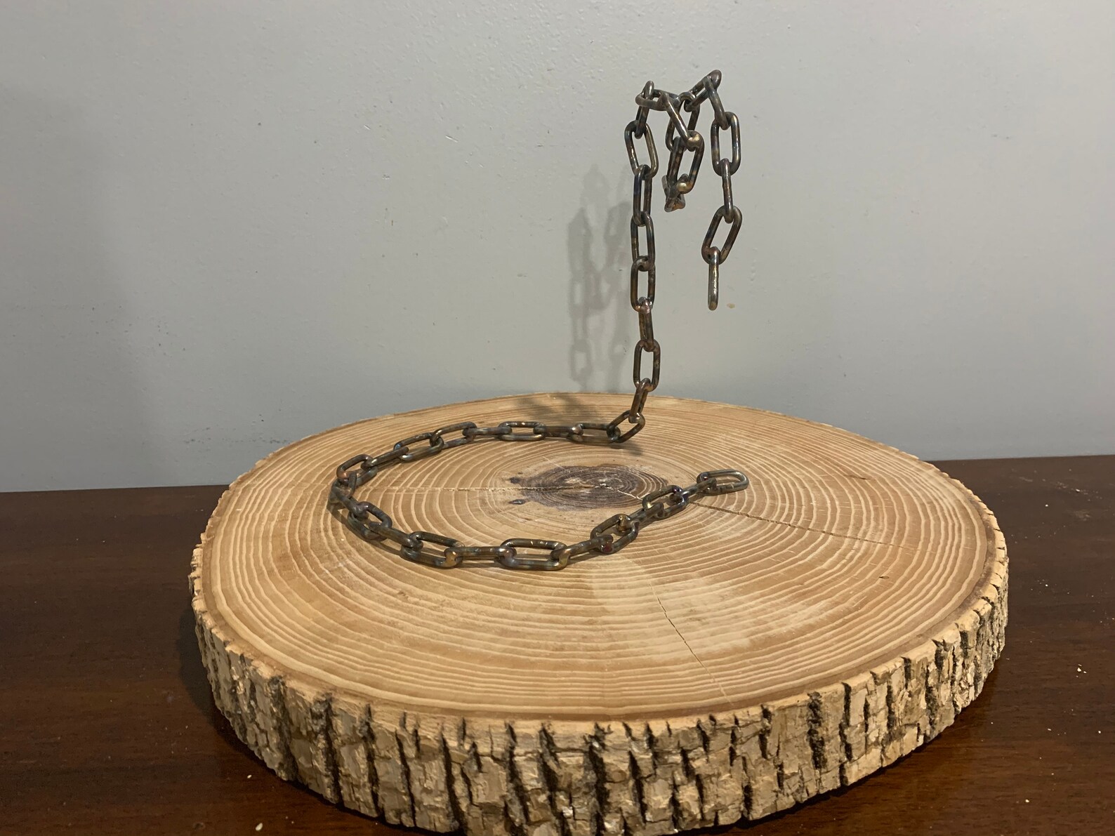 Stainless Steel Chain Wine Bottle Holder Etsy