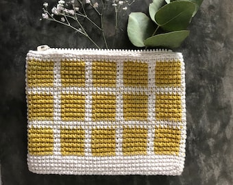 TAPESTRY CROCHET PATTERN. Square Case. Modern Crochet.