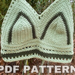 PDF Crochet Pattern for Crop Tank