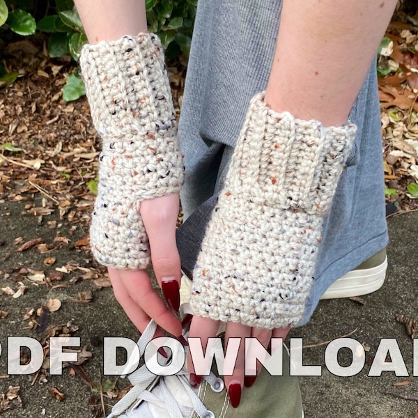 Pattern for Crochet Handwarmers