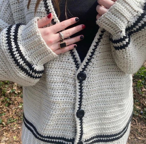 Crochet Taylor Swift Folklore Cardigan 