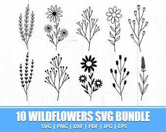 Download Wildflower Svg Etsy