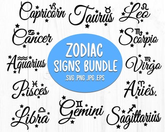 Download Zodiac Svg Etsy