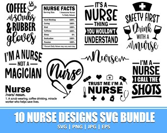 Download Nurse Svg Bundle Etsy