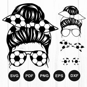 Messy Bun geschnitten Datei, Messy Bun Kopfschmuck, Messy Bun Haarschmuck, Cut File für Cricut, Silhouette