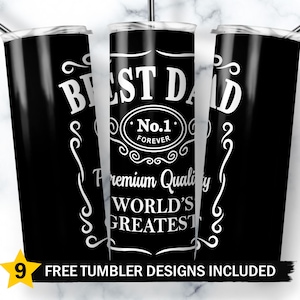 Fathers Day Tumbler Wrap, Dad Tumbler Designs, Best Dad 20oz Skinny Tumbler Wrap Png, Funny Dad Sublimation Designs Png, Digital, Png