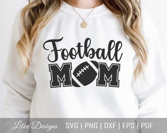 Voetbal moeder Svg, voetbal moeder leven Svg, moeder leven Svg, voetbal ontwerpen, Cheer Mom Svg, gesneden bestand voor Cricut, silhouet, png, dxf