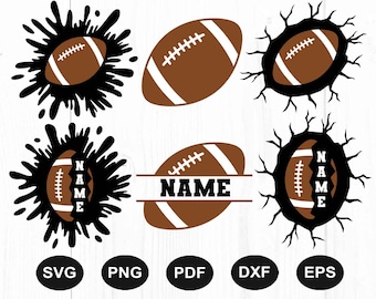 Football Svg Bundle, Football Monogram Svg, Football Designs, Football Team Svg, Football Name Svg, Football Mom Svg, Silhouette, Png, Dxf