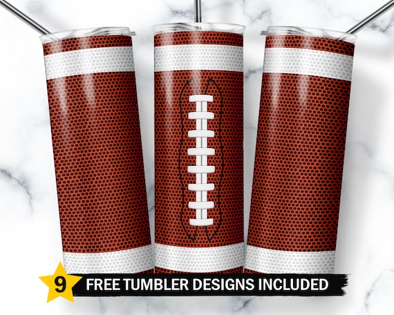 Football Tumbler Designs, Football Tumbler Wrap, 20oz Skinny Tumbler Wrap Png, Football Sublimation Designs Png, Digital Download, Png