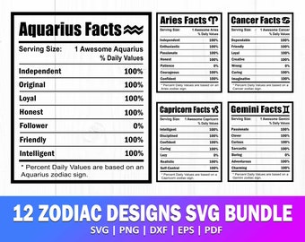 Sternzeichen-Svg-Bundle, Sternzeichen-Ernährungsdaten-Svg, Horoskop-Svg, Astrologie-Zeichen-Svg, lustige Sternzeichen-Svg, geschnittene Dateien für Cricut, Widder, Png