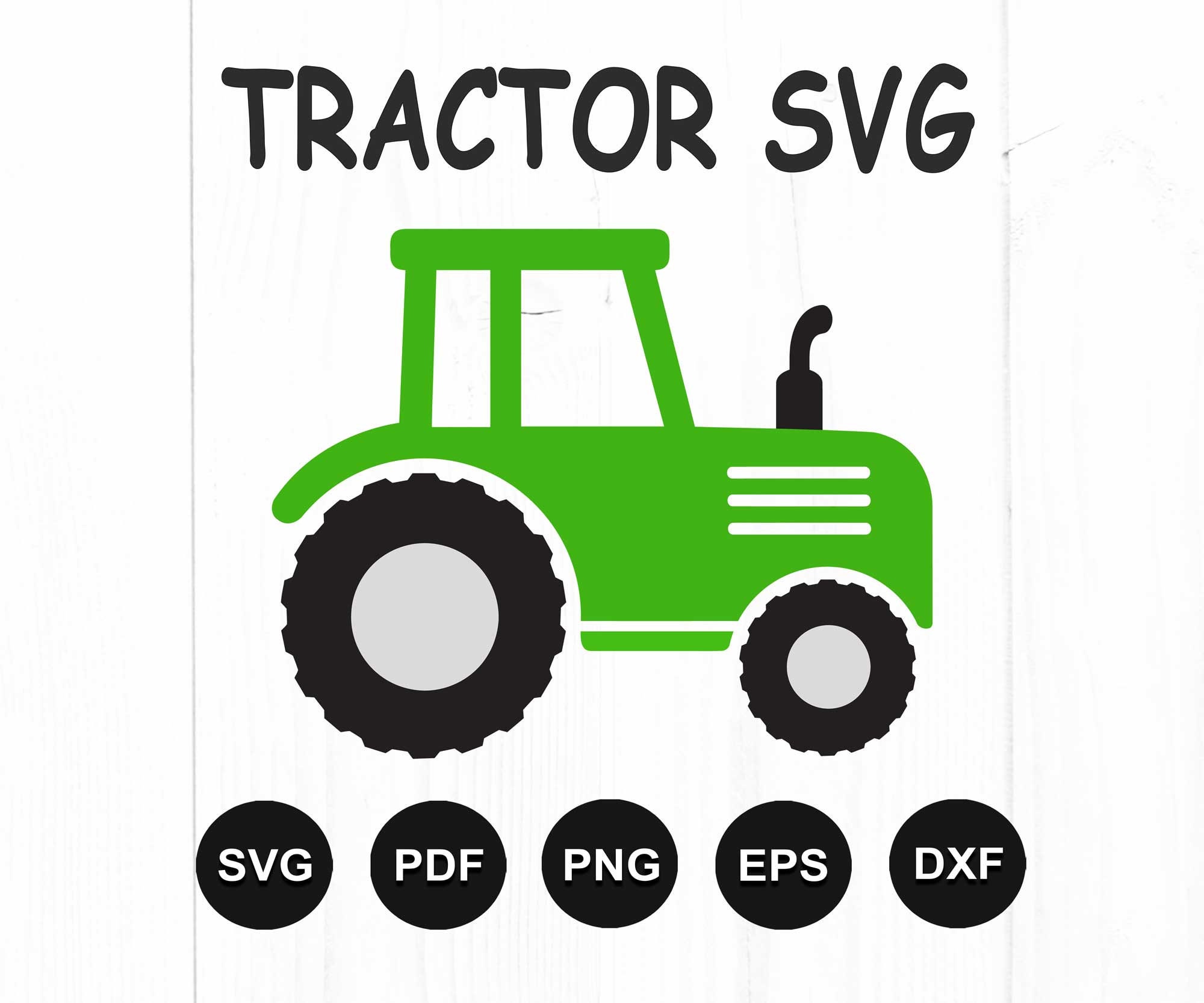 Tractor Svg Tractor Svg-bestanden Truck Svg Kids Svg - Etsy België