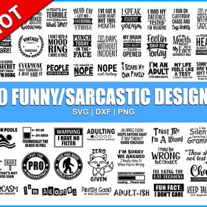 Sarcasm Svg Bundle, Sarcastic Bundle Svg, Sarcastic Svg Bundle, Funny Svg Bundle, Sarcastic Sayings Svg Bundle, Sarcastic Quotes Svg