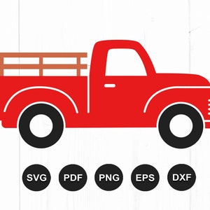 vintage camion Svg, fichiers Svg camion, ferme camion Svg, camion Svg, camion Clipart, ferme camion Svg, couper des fichiers pour Cricut, Silhouette, Png