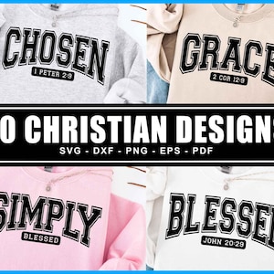 Christliches SVG-Bundle, Oster-Svg, Jesus-Svg, Glaube-Svg, Religiöses SVG, Schrift-Svg, Bibel-Vers-Svg, Bibel-Zitate-Svg-Png, Schnittdatei Cricut