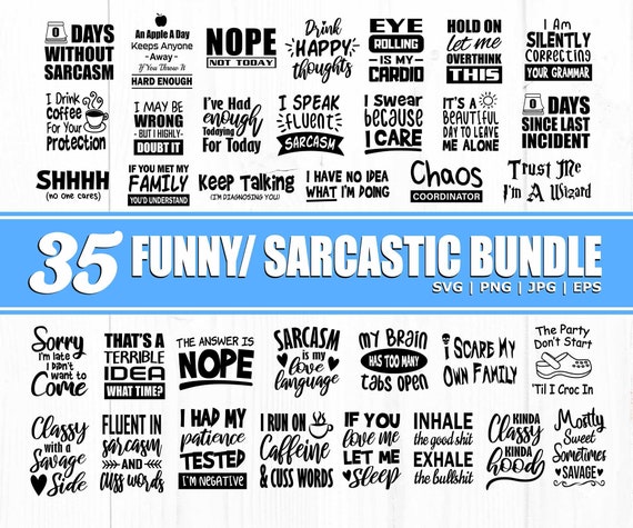 Download Sarcasm Svg Bundle Sarcastic Bundle Svg Sarcastic Svg Etsy