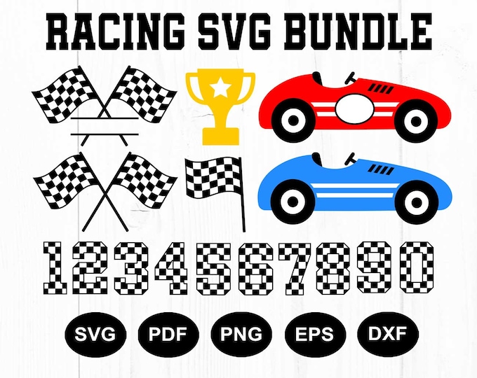 Svg Decals Racing Racing Svg Bundle, Retro Race Car Svg, Race Car Svg, Race Car Clipart ...