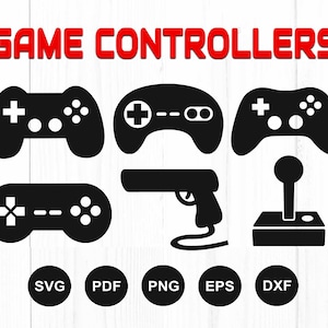 Gamer Svg, Gamer Svg Bundle, Bundle Svg de jeu, Game Pad Svg, Svg de jeux vidéo, Old School Gamer, Game Controller Svg, Cut File, Png, Dxf