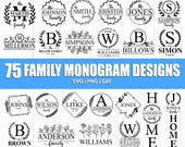 Family Monogram Svg Bundle, Welcome Sign Svg, Welcome Svg Bundle, Family Name Monogram, Farmhouse Porch Sign Svg, Family Sign Svg, Cut File