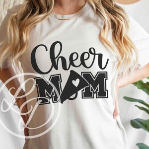 Cheer Mom Svg Bundle, Cheer Life Svg, Cheerleader Svg Files, Cheerleader Mom Designs, Mom Life Svg, Cut File For Cricut, Silhouette, Png,Dxf image 3