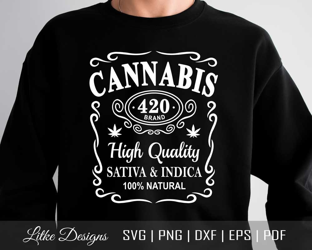 Onkruid Svg, Cannabis Svg, Marihuana Svg, Stoner Svg, 420 Svg, Onkruid Whisky Label Svg, Cannabis Whisky Label Svg, Cut File Cricut, Png, Dxf