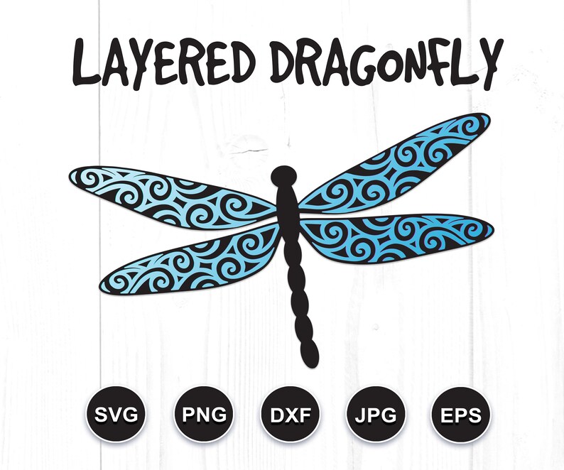 Free Free Layered Dragonfly Svg 271 SVG PNG EPS DXF File