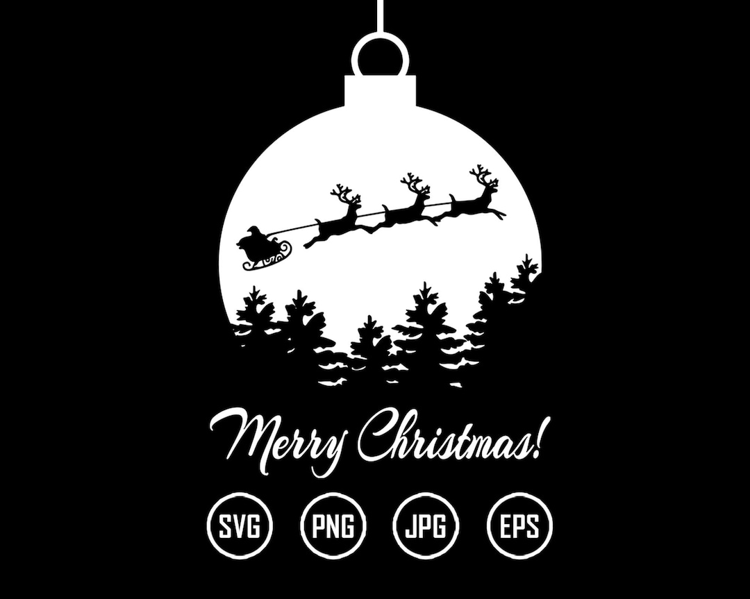Merry Christmas Svg, Christmas Svg, Christmas Cut File, Santa Svg