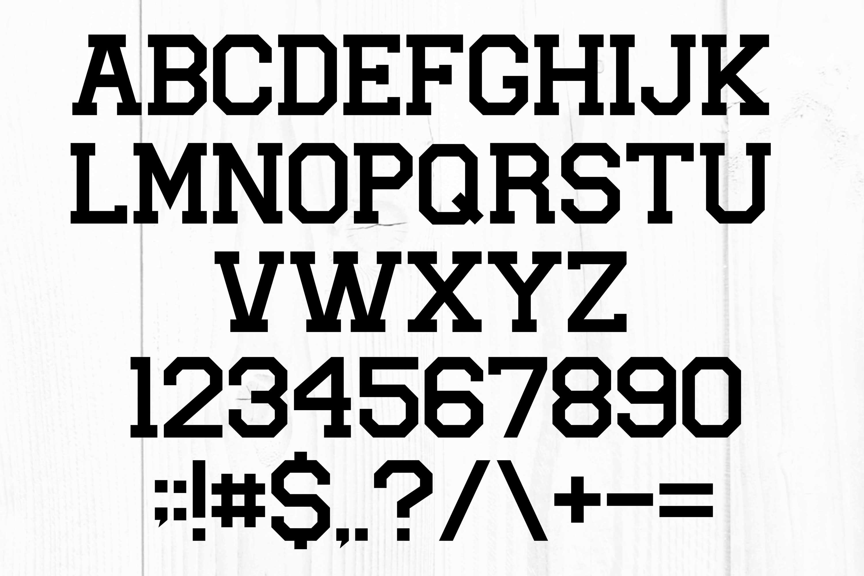 Varsity Font College Font Jersey Font Varsity Letters Etsy