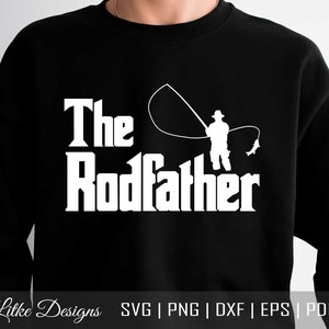 Der Rodfather SVG, Lustiges Angel-Svg, Angel-Schnittdatei, Angel-Sprüche-Svg, Lustiges Papa-Svg, Vatertags-Svg, Angel-Zitate-Svg, Schnittdateien