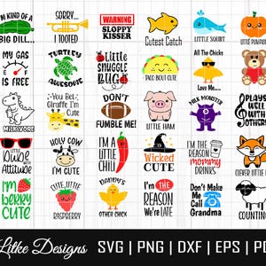 Baby SVG-bundel, babyshower SVG, pasgeboren SVG, babycitaten, schattige baby gezegde svg, grappige baby svg, babyjongen meisje svg, babysublimatie png