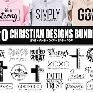 Christliches SVG-Bundle, Oster-Svg, Jesus-Svg, Glaube-Svg, Religiöses SVG, Schrift-Svg, Bibel-Vers-Zitate-Svg Png, Christliches SVG-Design, Png