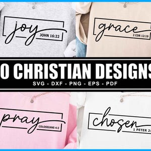 Pacote Svg Cristão, Svg Páscoa, Svg Jesus, Svg Fé, Svg Religioso, Svg Escritura, Svg Versículo Bíblico, Svg Citações Bíblicas Png, Arquivo de Corte Cricut