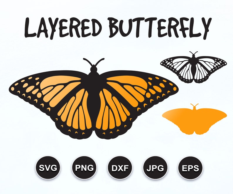 Download Butterfly SVG Butterfly SVG File Layered Butterfly SVG | Etsy
