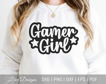 Gamer Girl Svg, Funny Gamer Svg, Gamer Svg, Gaming Svg, Video Games Svg, Gamer Quote Svg, Gamer Svg Files, Gamer Sayings Svg, Silhouette