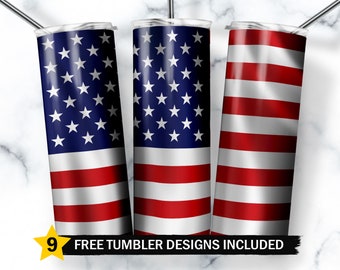 4th Of July Tumbler Designs, USA Flag Tumbler Wrap, 20oz Skinny Tumbler Wrap Png, USA Sublimation Designs Png, Digital Download