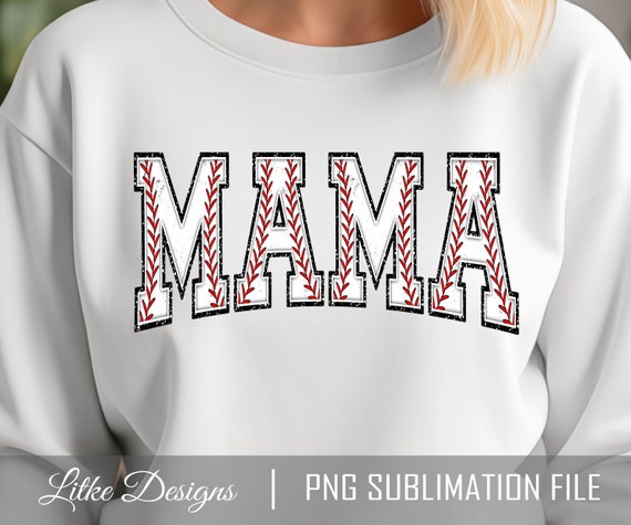 Baseball Mama Png, Baseball Mom Png, Baseball Mama Sublimation Design, Varsity Mama Png, Baseball Png, Mama Png, Retro Baseball Mama Png