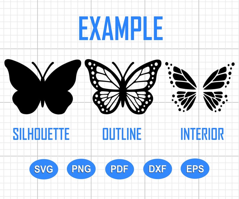 Butterfly SVG, Butterfly Bundle SVG Files, Butterfly SVG Layered, Butterfly Files for Cricut, Butterfly Clipart, Butterflies Svg, Silhouette image 2