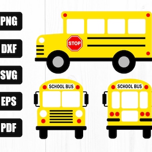 Scuolabus Svg, File Svg dell'autista di autobus, Ritorno a scuola Svg, Scuolabus a strati Svg, Insegnante Svg, Taglia file per Cricut, Silhouette, Png, Dxf