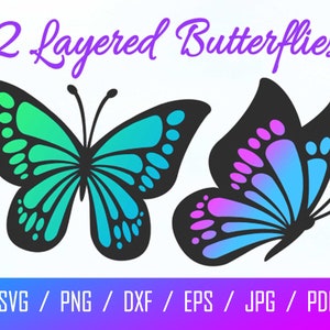Butterfly SVG, Butterfly Bundle SVG Files, Butterfly SVG Layered, Butterfly Files for Cricut, Butterfly Clipart, Butterflies Svg, Dxf, Pdf