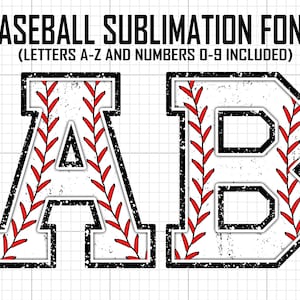 Baseball Font Png, Baseball Png, Baseball Mom Png, College Alphabet, Varsity Letters Png, Baseball Chenille Png, Baseball Sublimation, Png