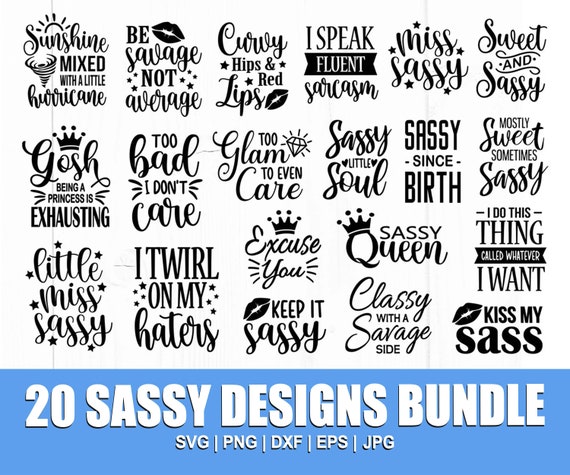Sarcastic Svg Bundle, Sassy Svg Bundle, Funny Svg, Mean Svg, Joke Svg, Sarcastic Quotes Svg, Sarcastic Sayings Svg, Cut File for Cricut