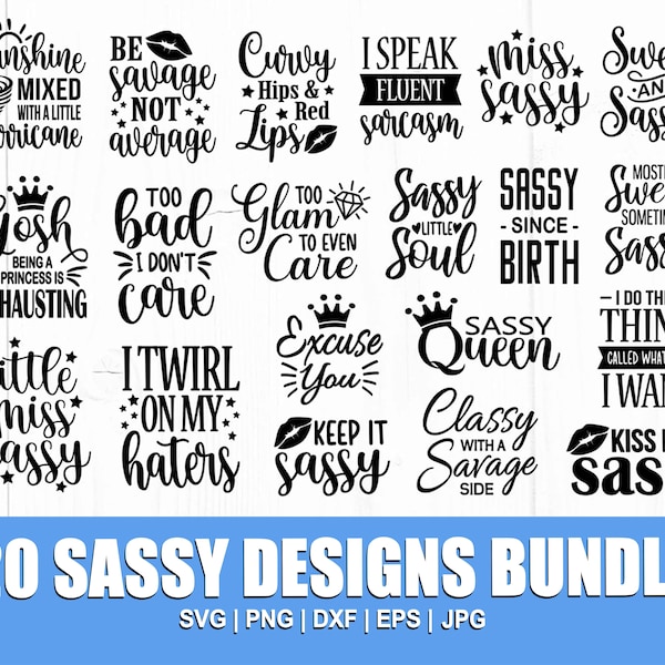 Sarcastic Svg Bundle, Sassy Svg Bundle, Funny Svg, Mean Svg, Joke Svg, Sarcastic Quotes Svg, Sarcastic Sayings Svg, Cut File for Cricut