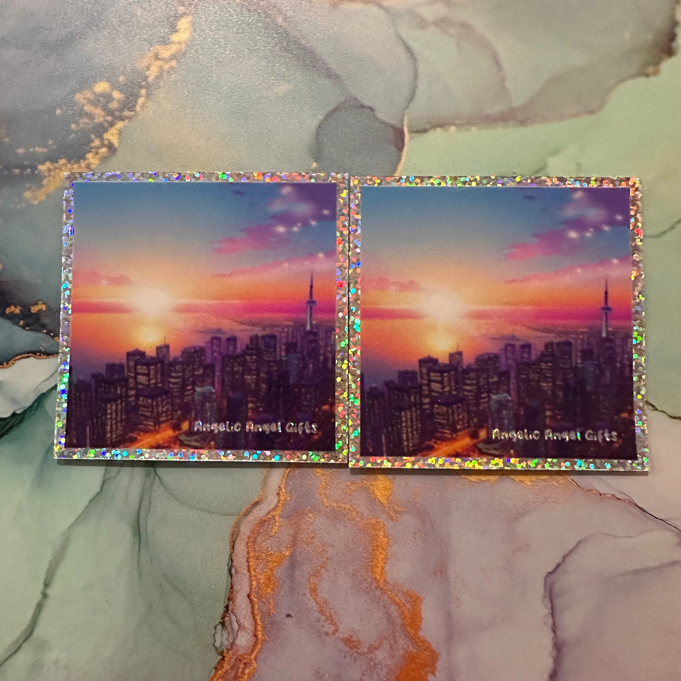 Autocollant Vinyle Skyline De Toronto - Découpe Monuments Historiques Pour Déco Murale
