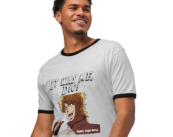 It Was Me Dio Cotton T-Shirt | Anime Gift Jojo's Bizarre Adventure Merch | Retro Style, Unisex Casual Tee, Comfortable Gamer Wear