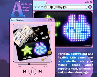 LED-displaykit | Interaktivt ljuspresenttillbehör | Cosplay-mässor